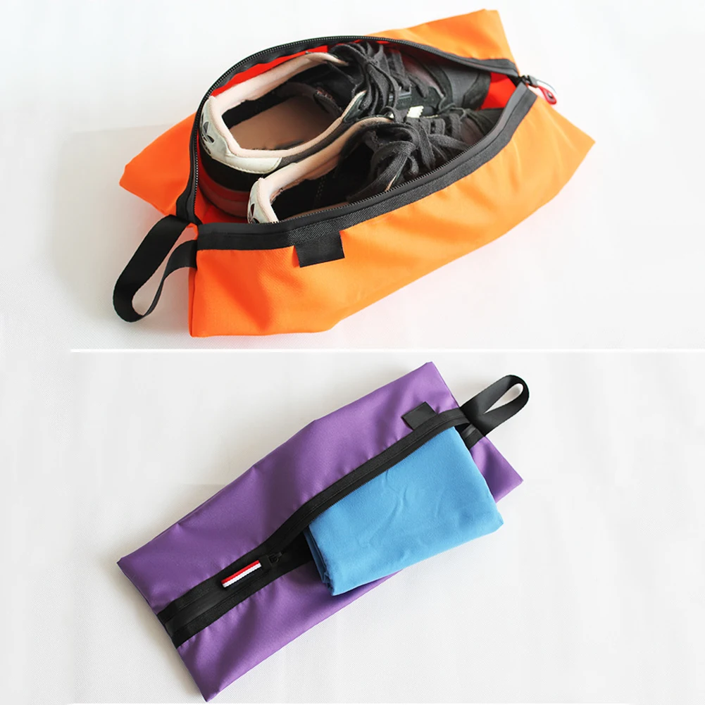 Oxford Cloth Waterproof Storage Pouch Shoes Bag with Zipper Portable Home Outdoor Travel Carrying Clothing Pocket Organizer Bag