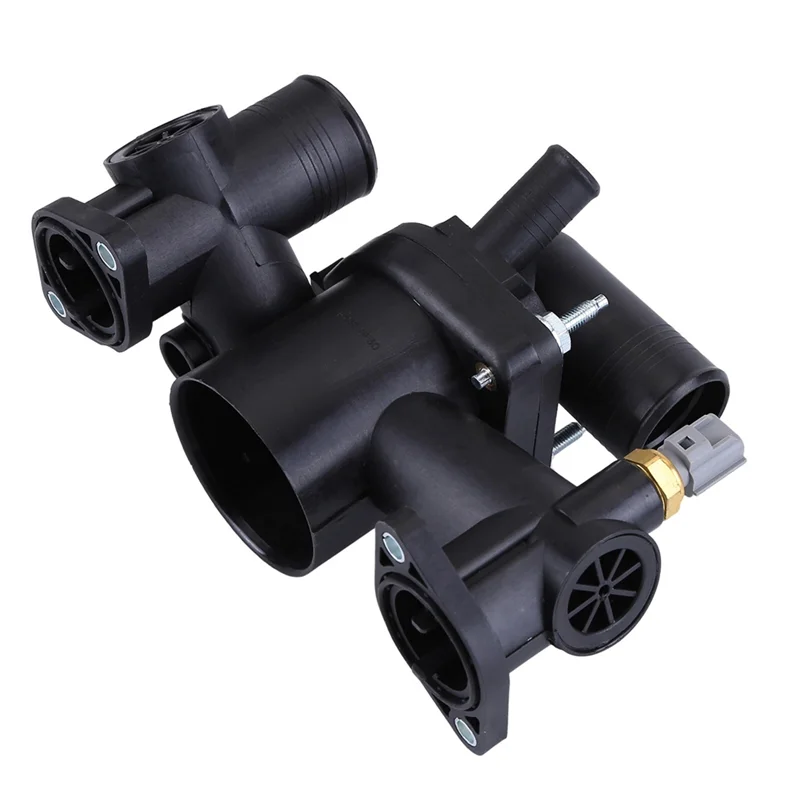 

AJ89485 AJ87947 Thermostat Housing Assembly + Water Outlet For Jaguar S-Type XJ8 XJR 4.2L 2003-2005