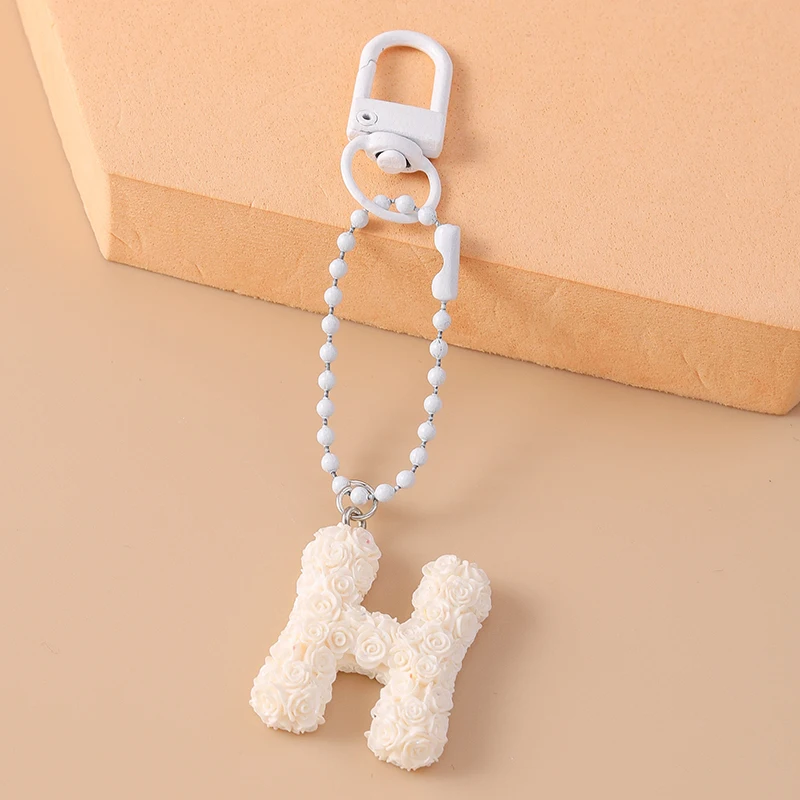 Niedlicher Schlüsselanhänger mit englischen Buchstaben und Glockenmotiv für Damen und Herren, als Auto-Schlüsselhalter, Handtaschenanhänger, Schlüsselring, Accessoire, DIY-Schmuck, Geschenkidee – Detail 26