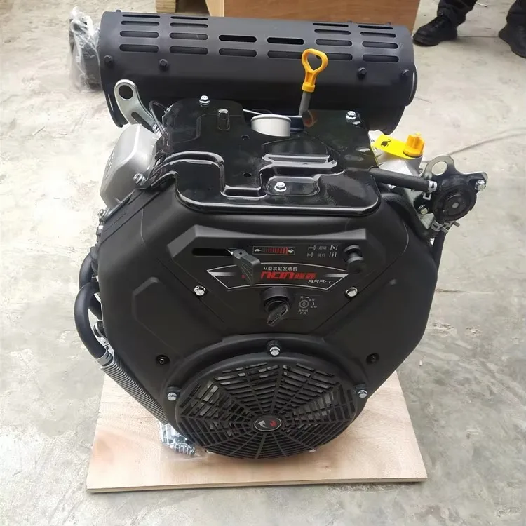 LC2V90F 999CC 2 Cylinder Petrol Engine 35HP with 36.5mm Flatkey for Industrial Use