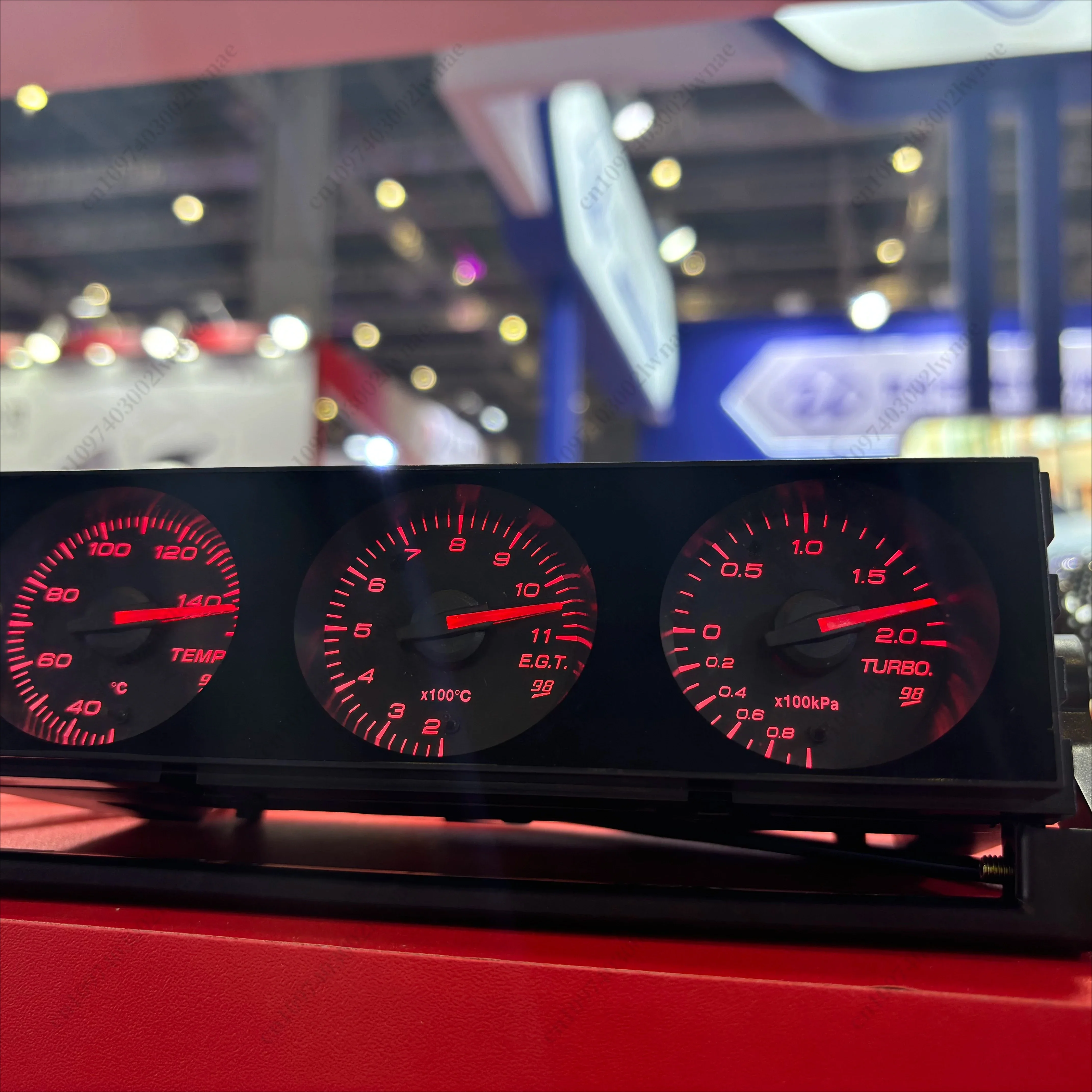 Water Temperature Oil Temperature Oil Pressure Turbine Pressure Triple Meter,Automobile Modification Instrument