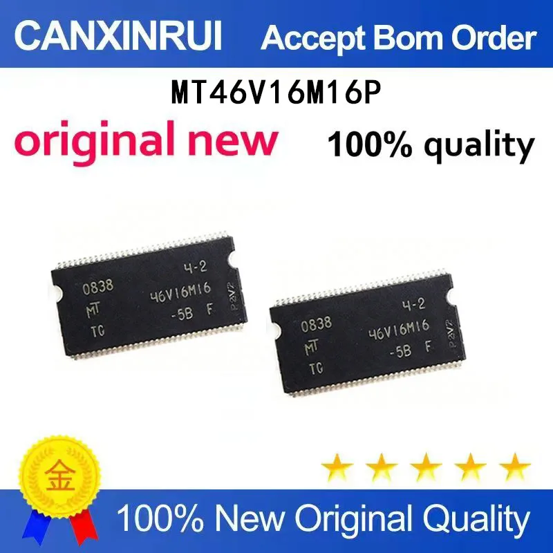 

(5-100 Pieces) New MT46V16M16P-5B MT46V16M16P TSOP66 spot chip IC