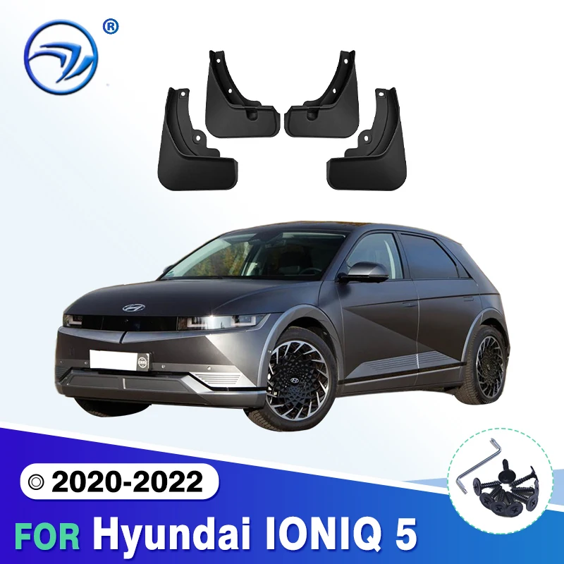 MudFlaps For Hyundai IONIQ 5 2020 2021 2022 Mudguards Mud Flaps Splash Guards Front Rear Wheels Fender Car Accessories 4Pcs