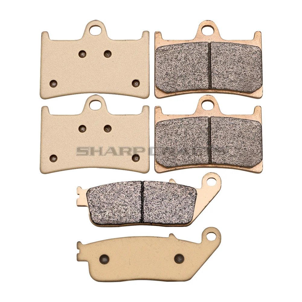 For Yamaha MT01 MT-01 (1670cc) (4 piston caliper) 2005-2006 MT 01 05 - 06 Motorcycle Metal Sintering Front And Rear Brake Pads