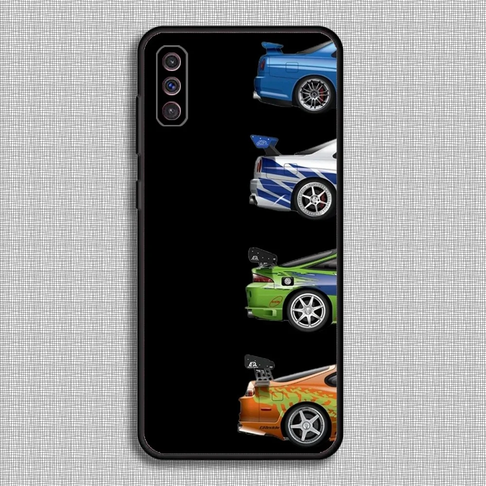 حافظة هاتف سريعة الغاضب لهاتف سامسونج S23,23,22,30,21,10,9,Note20 Ultra,Lite,Ultra,5G,Plus,FE,Black Soft Case