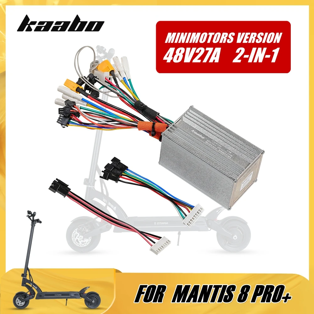 

MINIMOTORS Version 48V27A*2 2-In-1 Controller for 48V KAABO MANTIS 8 PRO+ Electric Scooter 48V27A Must Be Used With Hub Box