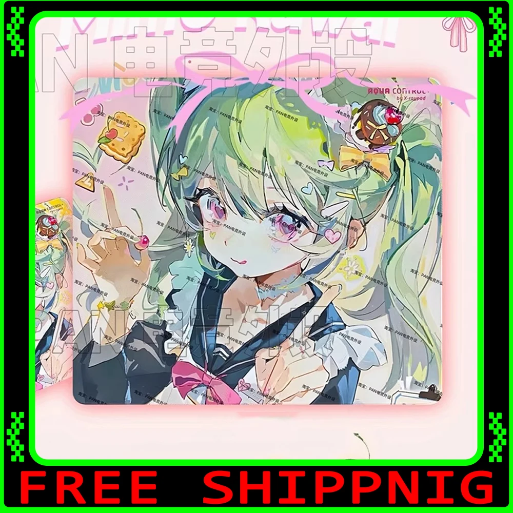 

PAN Esports Mint Green Glass Mousepad FPS Smooth and Speed Mouse Pad Full Coverage Primer For TTK APEX CSGO PC Accessories Gifts