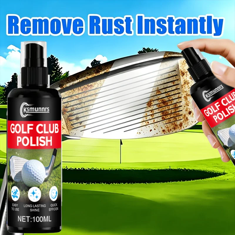 Golf Club Polish Metal Surface Care Quick Rust Scratch Removal Bright Shine Restorer for Sports Equipment