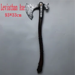 93cm Cosplay God of War 4 Kratos Axe Leviathan Axe Prop Weapon Role Playing Game Movie Cos Ghost Axe PU Weapon Model Toy Prop