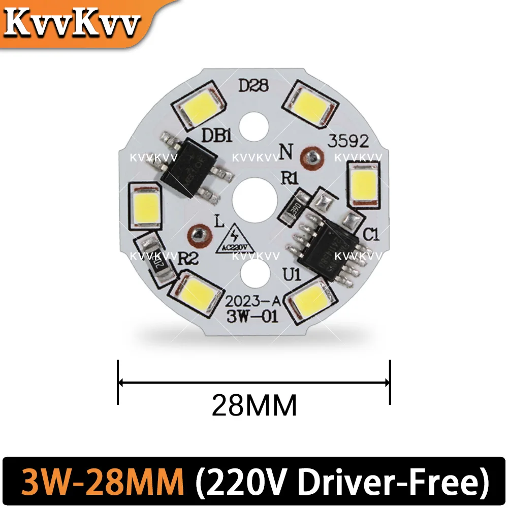 AC220v Led Pcb SMD2835 3 واط 5 واط 7 واط 9 واط 12 واط 15 واط 18 واط المتكاملة Ic سائق Led الخرز الذكية IC SMD مصباح ليد مصدر لتقوم بها بنفسك لمبة LED