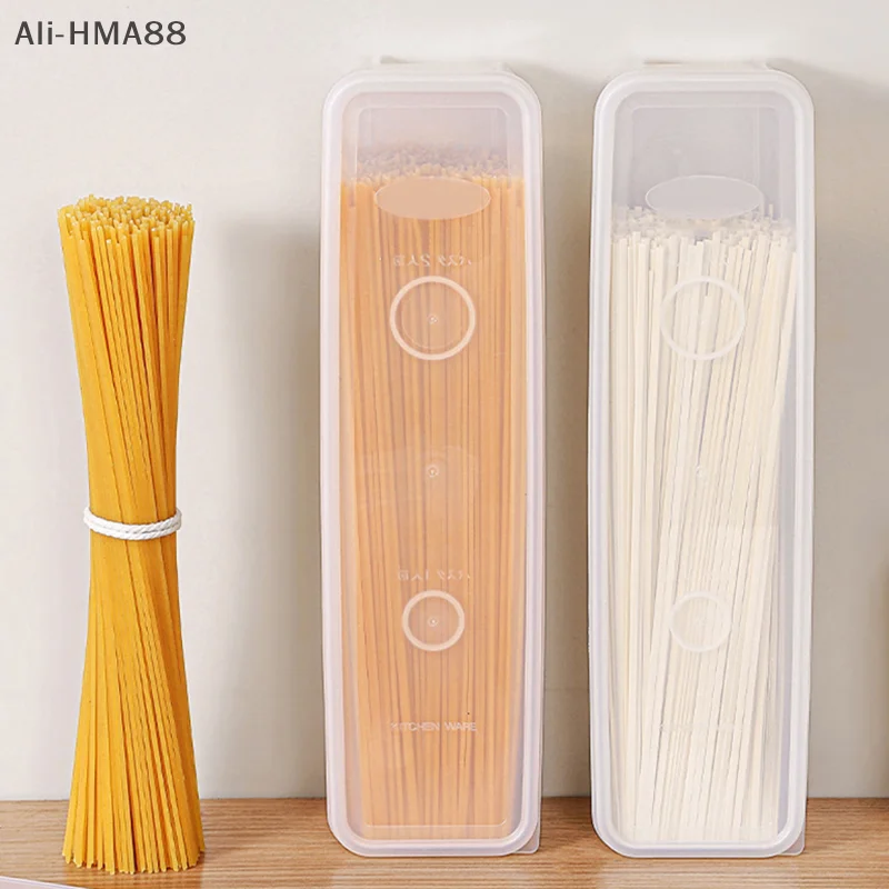 HMA88- Storage Box Plastic Spaghetti Preservation Box Food Holder Fresh-keeping Sealed Green Oonion Container Box Kitchen Fridge