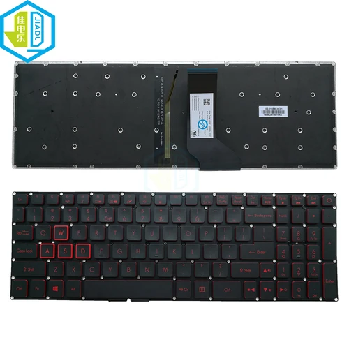 Imagen 2 del producto Teclado retroiluminado US RU Brasil Turquía latino español para Acer Nitro 5 AN515-51 AN515-52 53 AN515-31 AN515-41 AN515-42 LG5P-A52BRL