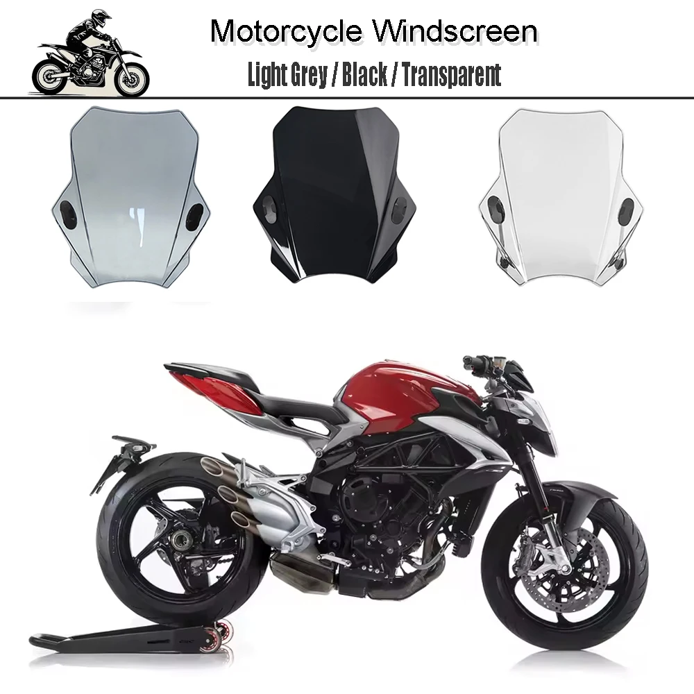 

For MV AGUSTA BRUTALE 1090RR 675 800 800RR 920 Motorcycle windshield, windshield covers, smoke lens, Motorcycle deflector