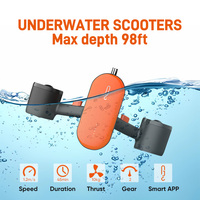 Diving Scooter Underwater Scuba Gear Dual Propeller Seascooter Snorkeling Scuba Diving Sea Scooter Water Sports Equipment