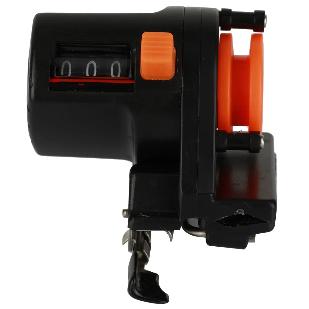 Pesca Linha Profundidade Contador, Profundidade Finder Tool, Combater Medidor Comprimento, 0-999m
