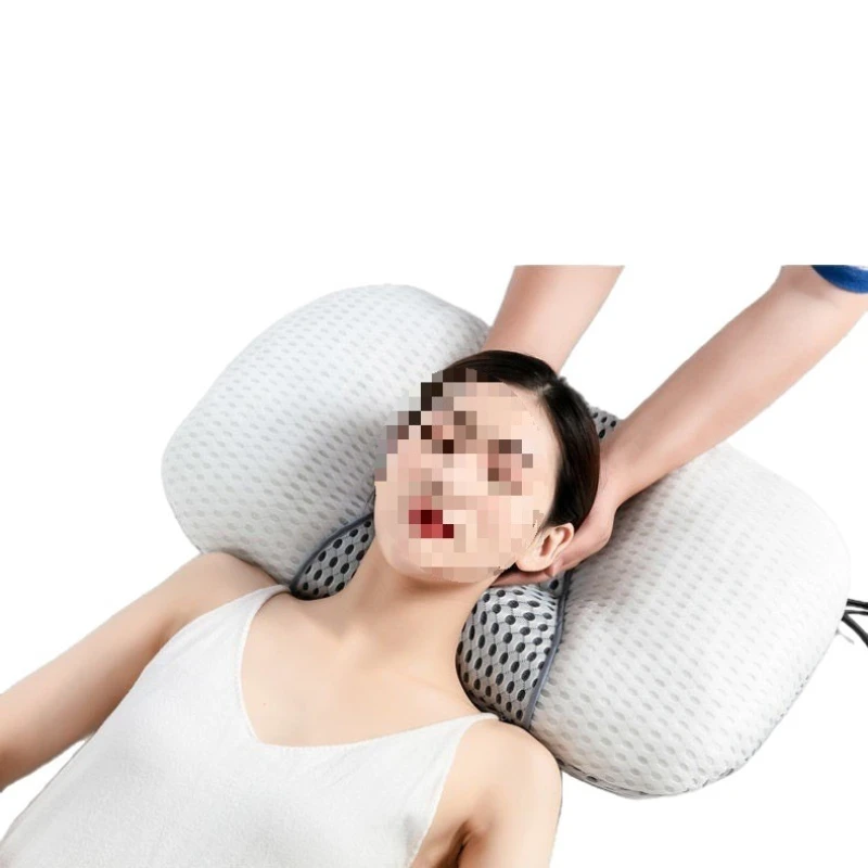 

Cervical spondylosis pillow, sleeping neck pillow inflatable heating compress massager