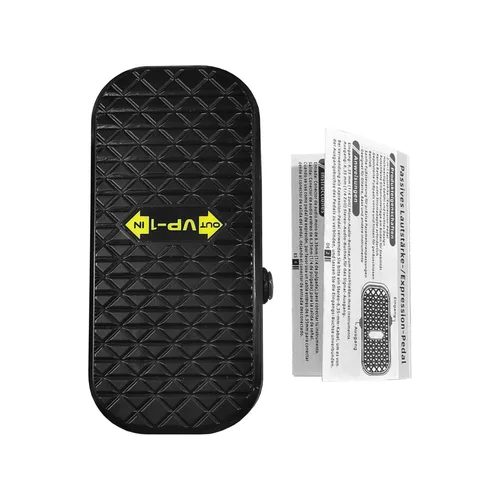 Pedal de efecto de guitarra con expresión de volumen, 2 en 1, Control Dual, amortiguador silencioso, interfaz estéreo de chasis de Metal, No requiere energía