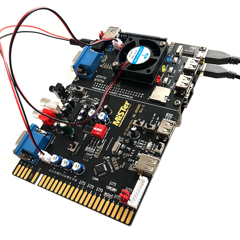 Mister FPGA 풀 키트 DE10-Nano Mister-JAMMA/JVS 레트로 비디오 게임 변환 보드, 아케이드 캐비닛용 Mister JAMMA IO 보드