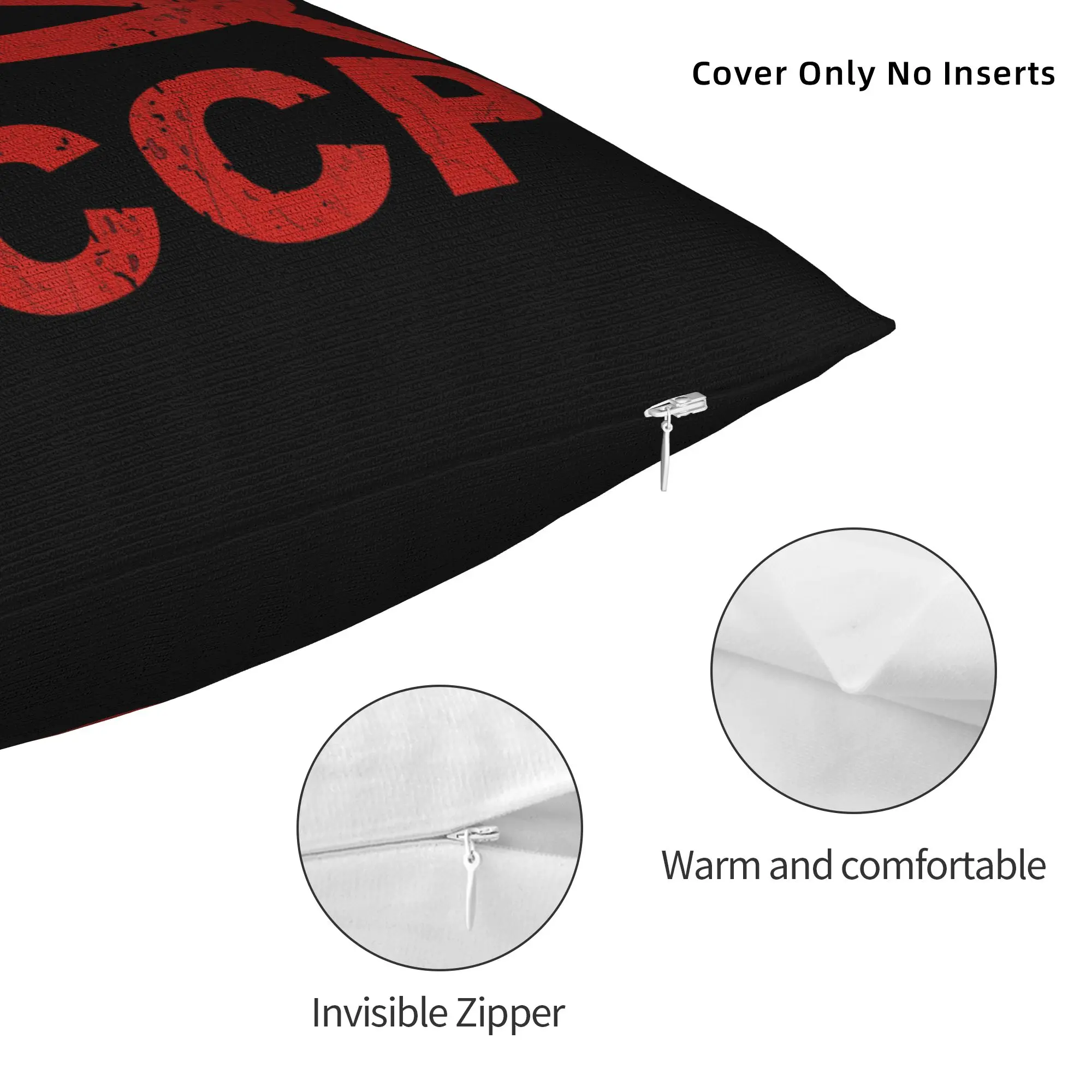Soft USSR Soviet Union Russian CCCP Pillowcase Polyester Cushion Cover Gift Hammer Sickle Throw Pillow Case Cover Dropshipping