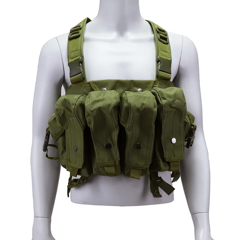 Tactical Hunting Clothes Camouflage Lightweight Vest  Armed Vest Adjustable Chest Rig AK Vest