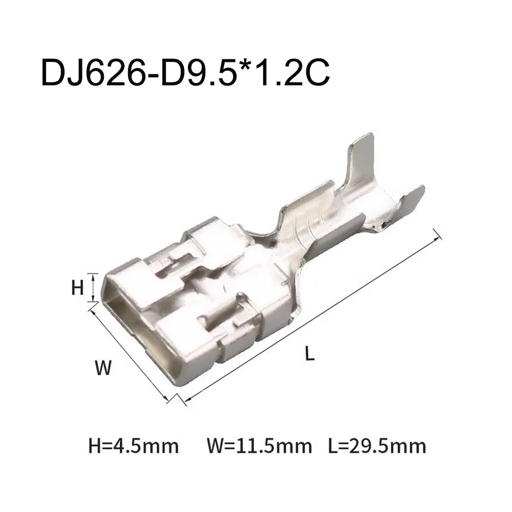 

2000PCS DJ626-D9.5*1.2C New energy automotive waterproof connector female male plug terminal socket pinDJ622-3*0.6A/B