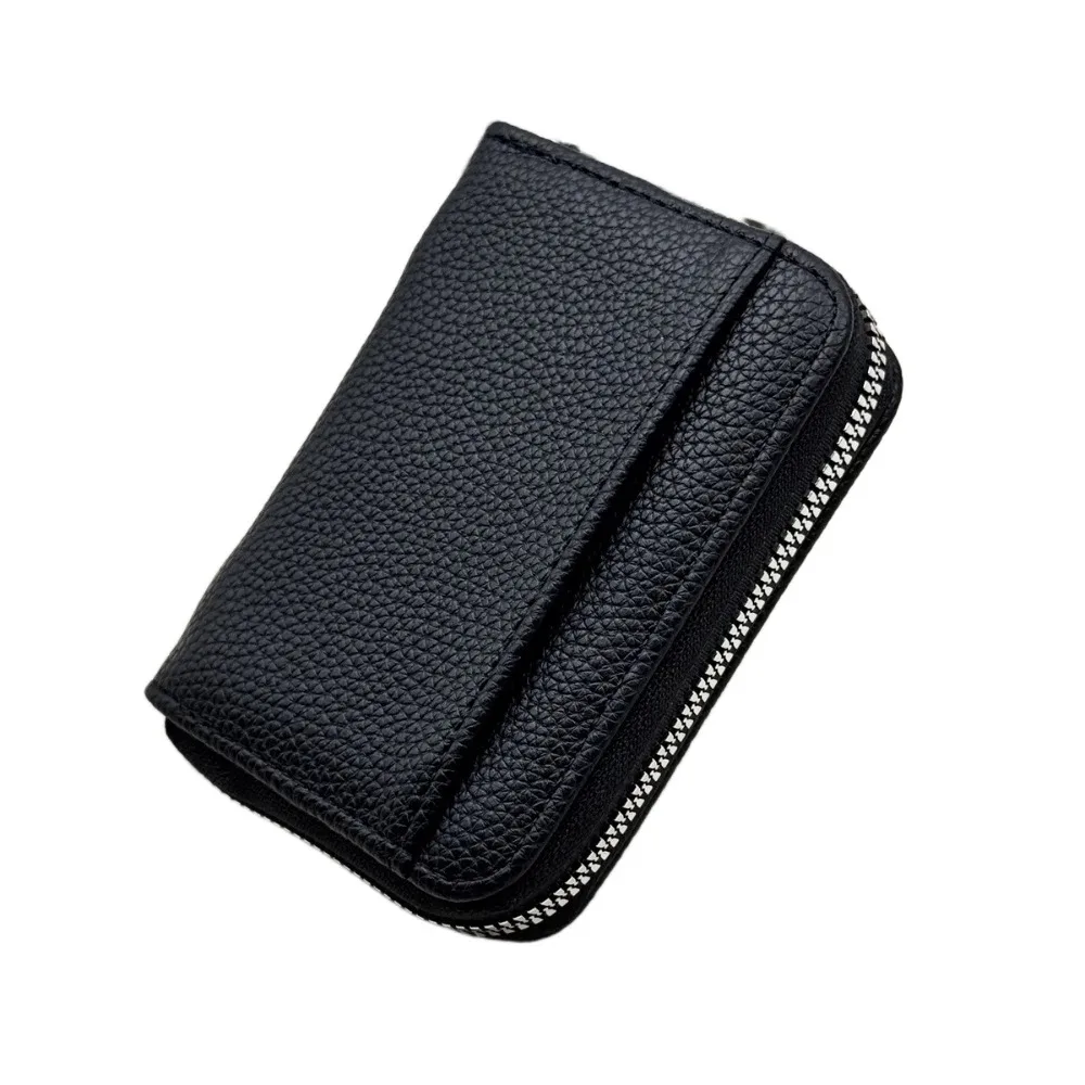 

Fashion PU Leather Women's Wallet Multi-Cards Slot Anti-theft Mini Coin Pocket Solid Color Portable Small Card Bag Travel