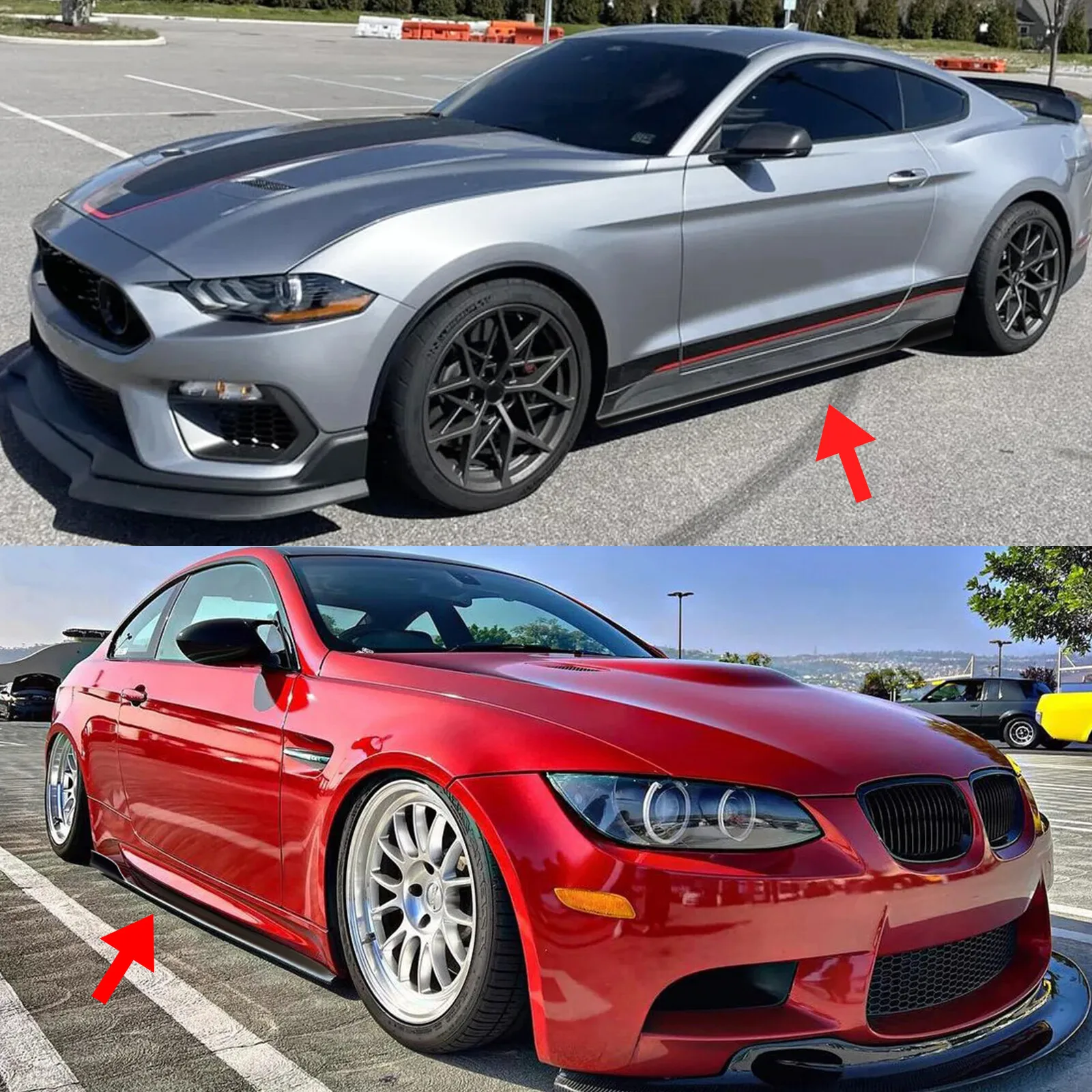 Kit de becquet de jupe latérale pour Hyundai Sonata 2011 – 2023, lèvre d'extension et panneau séparateur, ajustement personnalisé