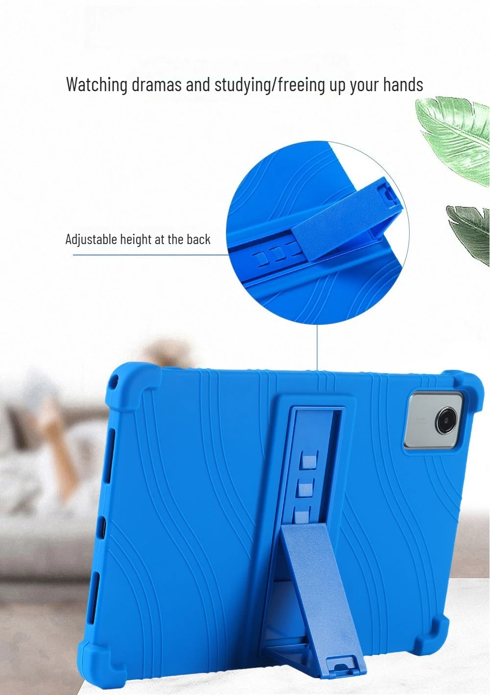 Kids Friendly Silicone Case for Motorola Moto Pad 60 Neo 11" 2026 Shockproof Anti-Drop Washable Soft Protective Tablet Cover 4