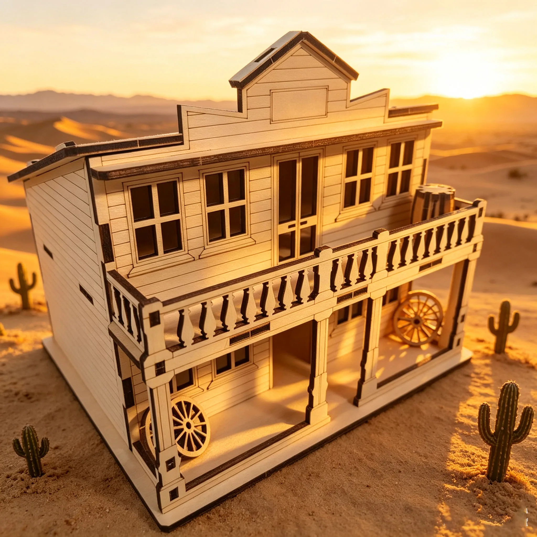 Maison en bois à construire soi-même, modèle de puzzle 3D créatif, parfait comme cadeau de Noël ou décoration d'intérieur, développe la dextérité manuelle