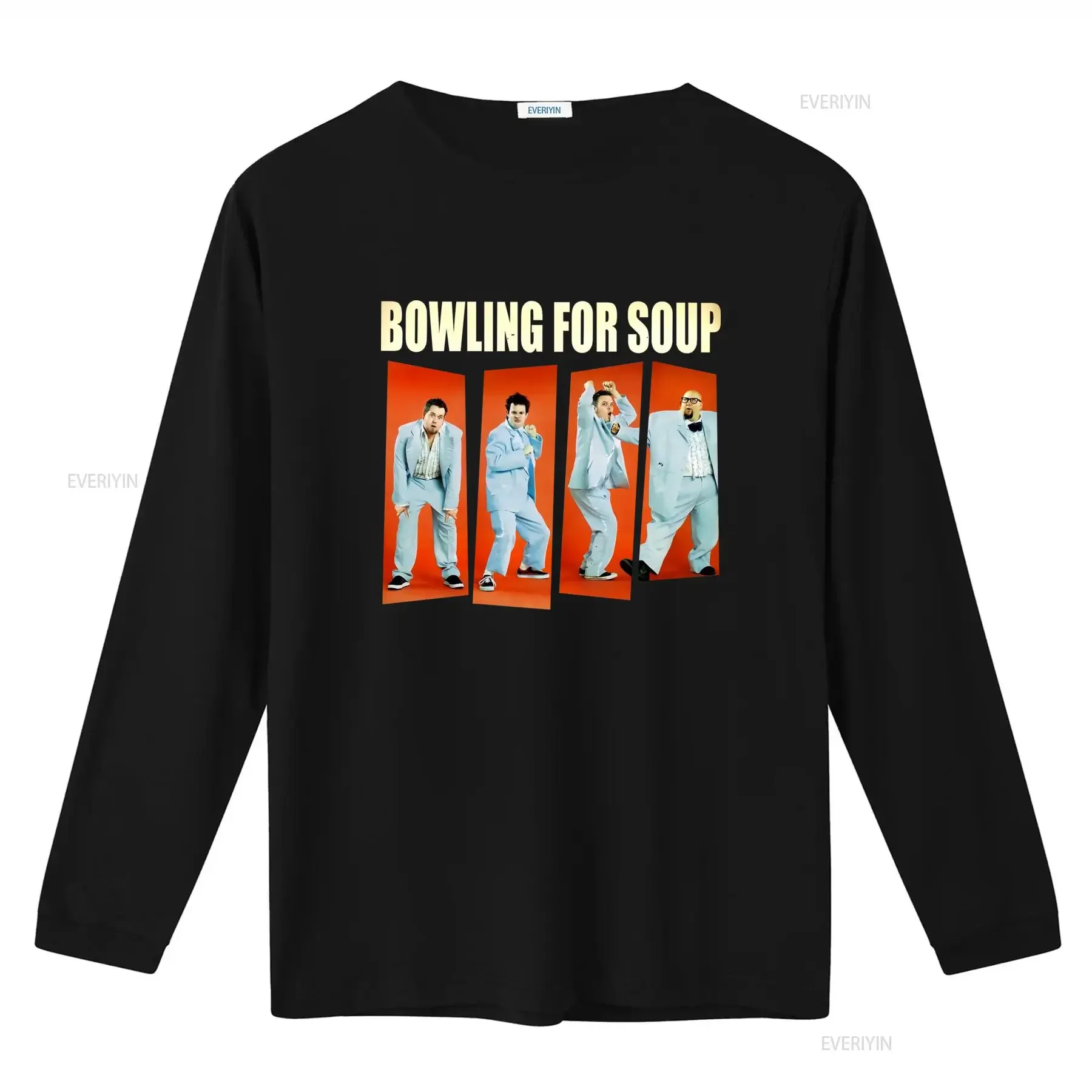 Best Buy Retro Colour Music Bowling For Soup American S 5XL USA Print T Shirt Casual Streetwear vintage Washed streetwear