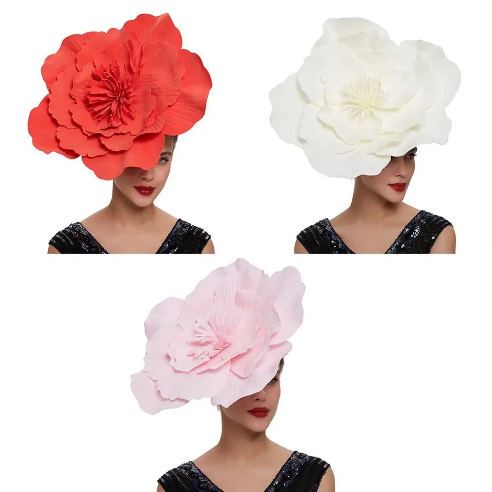 

Fashion Hair Accessories Feathers Hair Band Bow Hat Headdress Large Flower Makeup Prom