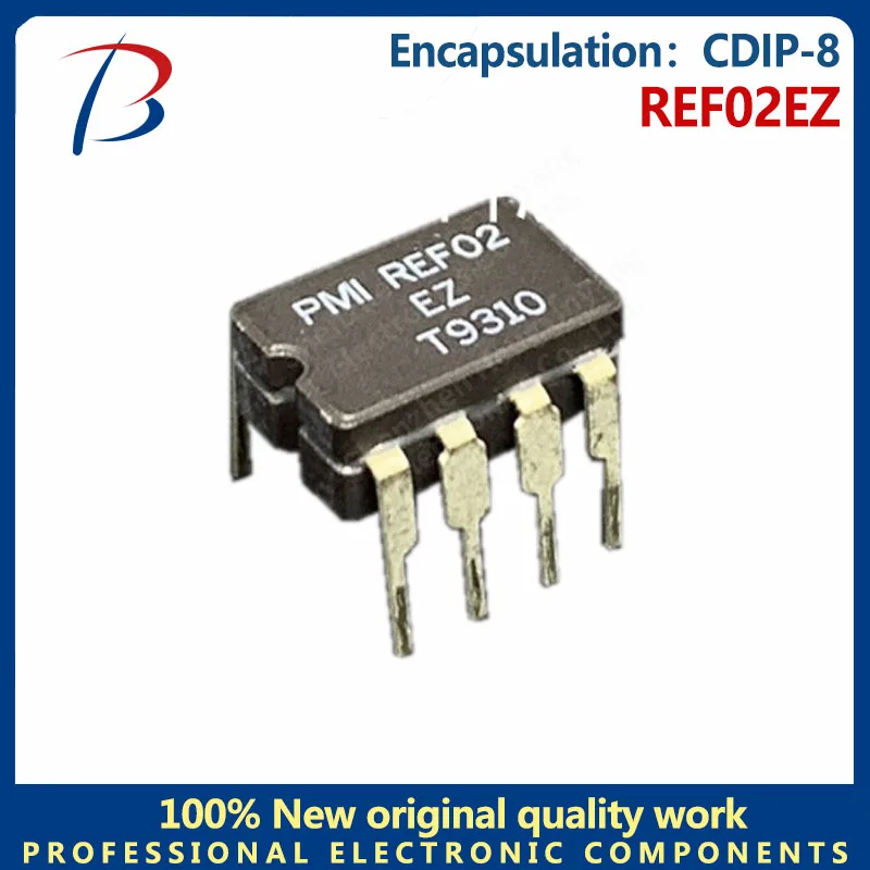 10PCS REF02EZ 5V precision voltage reference dual in-line pin CDP-8 ceramic integrated circuit