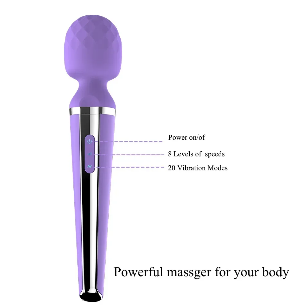 Women's Strong Vibrator Clitoris Stimulator Big AV Body Massager Masturbation Toy Sex Toy for Women Men Gay JoinJJtoy