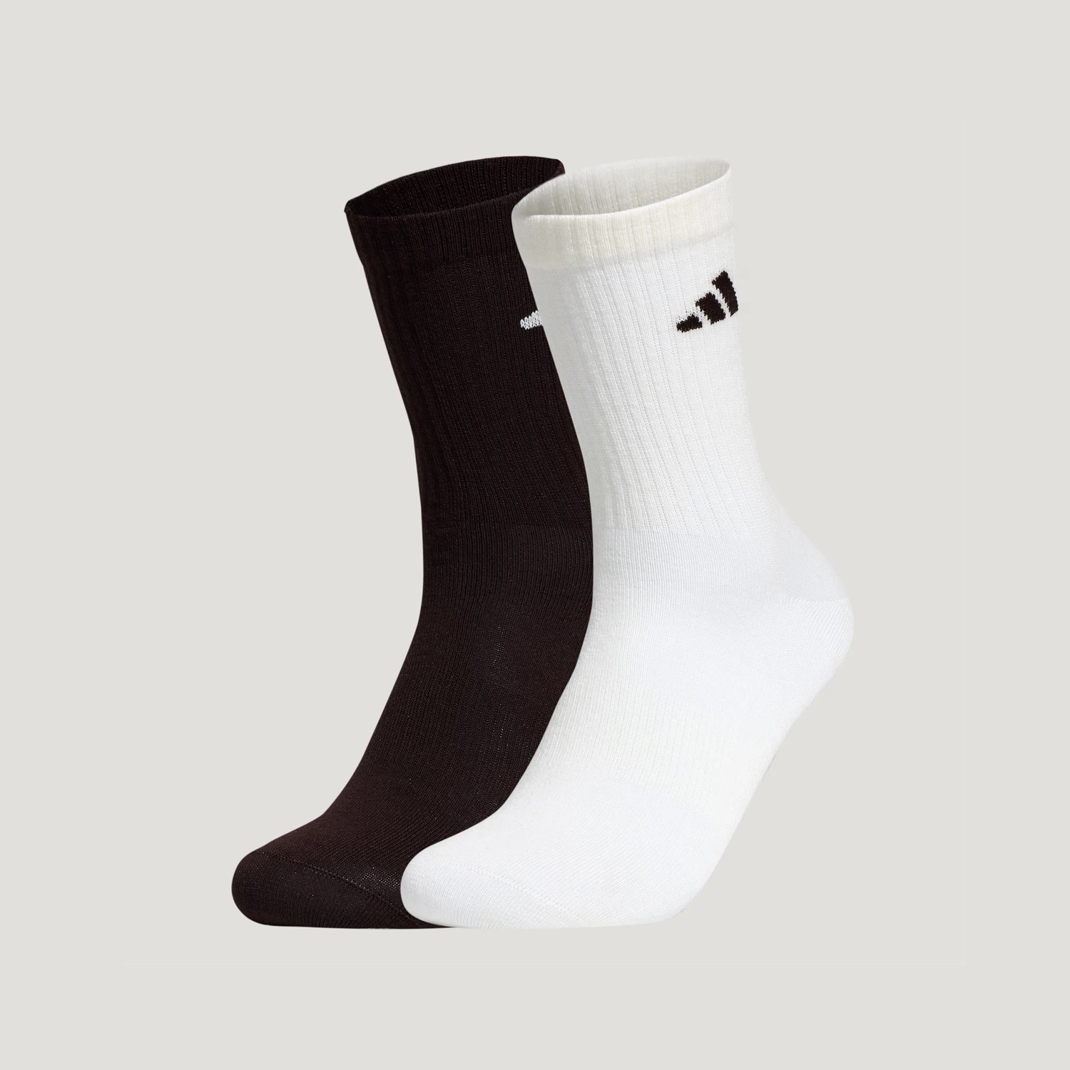 

Adidas genuine men's and women's knitted breathable sports socks two pairs set KW1148