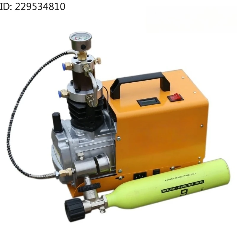 Compresor de Aire Eléctrico de Alta Presión de 4500 Psi, 300 Bar, 30 MPA, 220 V, 110 V, Bomba para Inflador de Buceo PCP Neumático