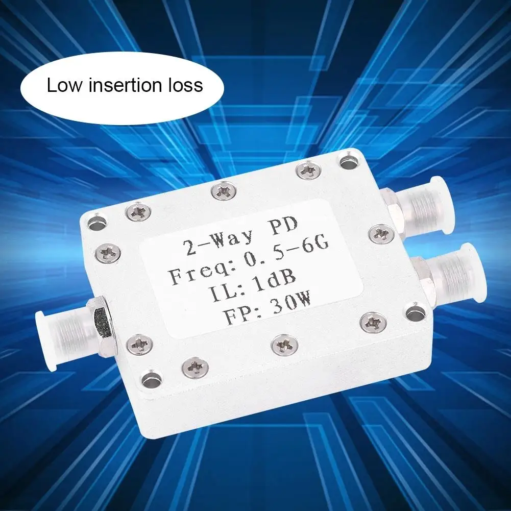 0.5-6GHz 30W  Power Splitter 2-Way  Divider Module for Enhanced  Distribution