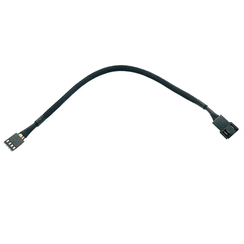 Adapter Cable 1/2/3/4Ways 4Pin PWM Splitter for Desktop Computer CPU Case Fan Sleeved Power Cable 4Pin Female to 1/2/3/4Pin Male