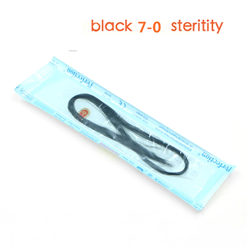 

Nano Traceless Double Eyelid Embedding Line Black 7-0 Sterile Nylon Beauty Line Double Eyelid Suture Polymer Suture