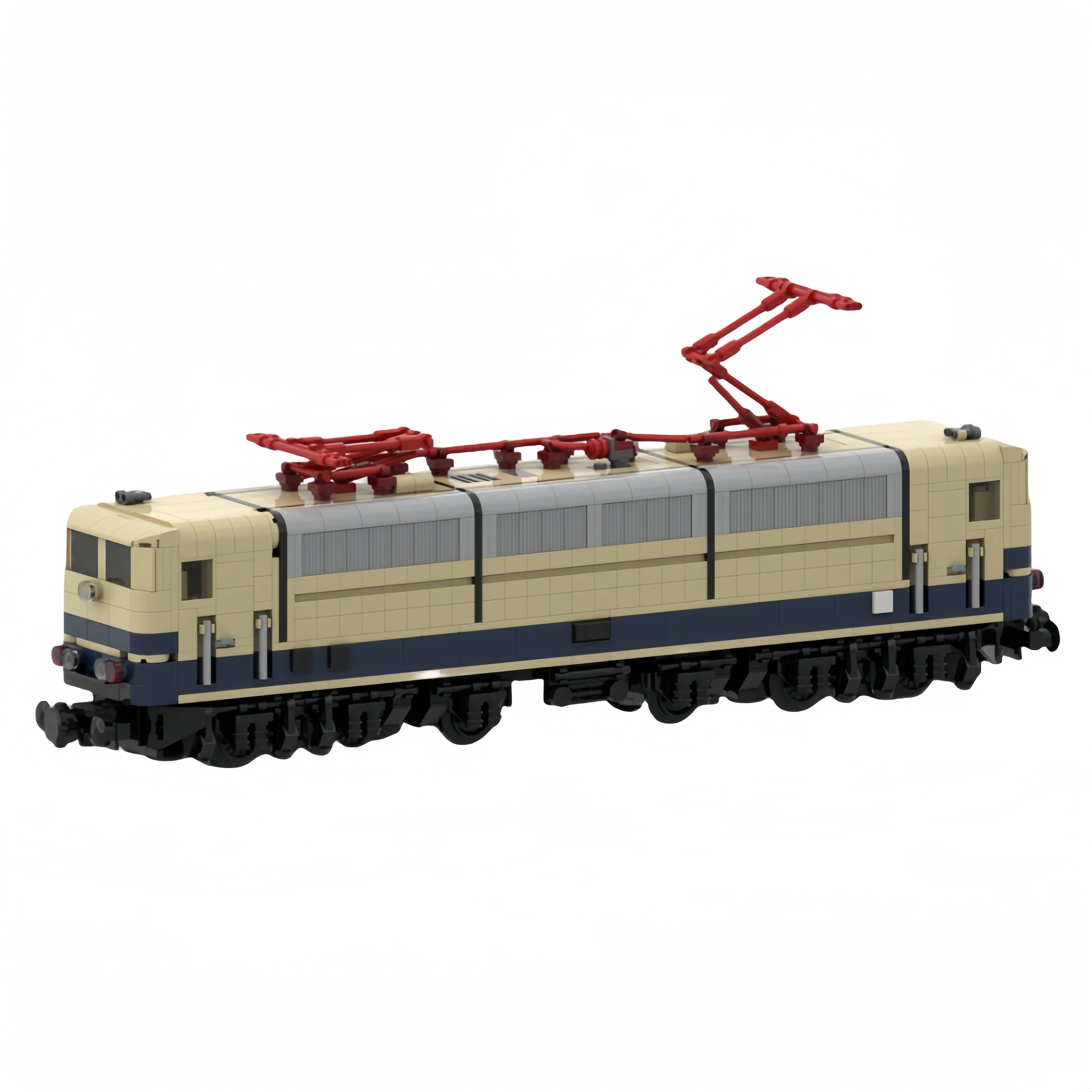 Stadt Auto Modell Moc Bausteine 181,2 Eisenbahn Doppel frequenz Lokomotive Technologie Geschenke Urlaub montieren Kinder Spielzeug Anzug