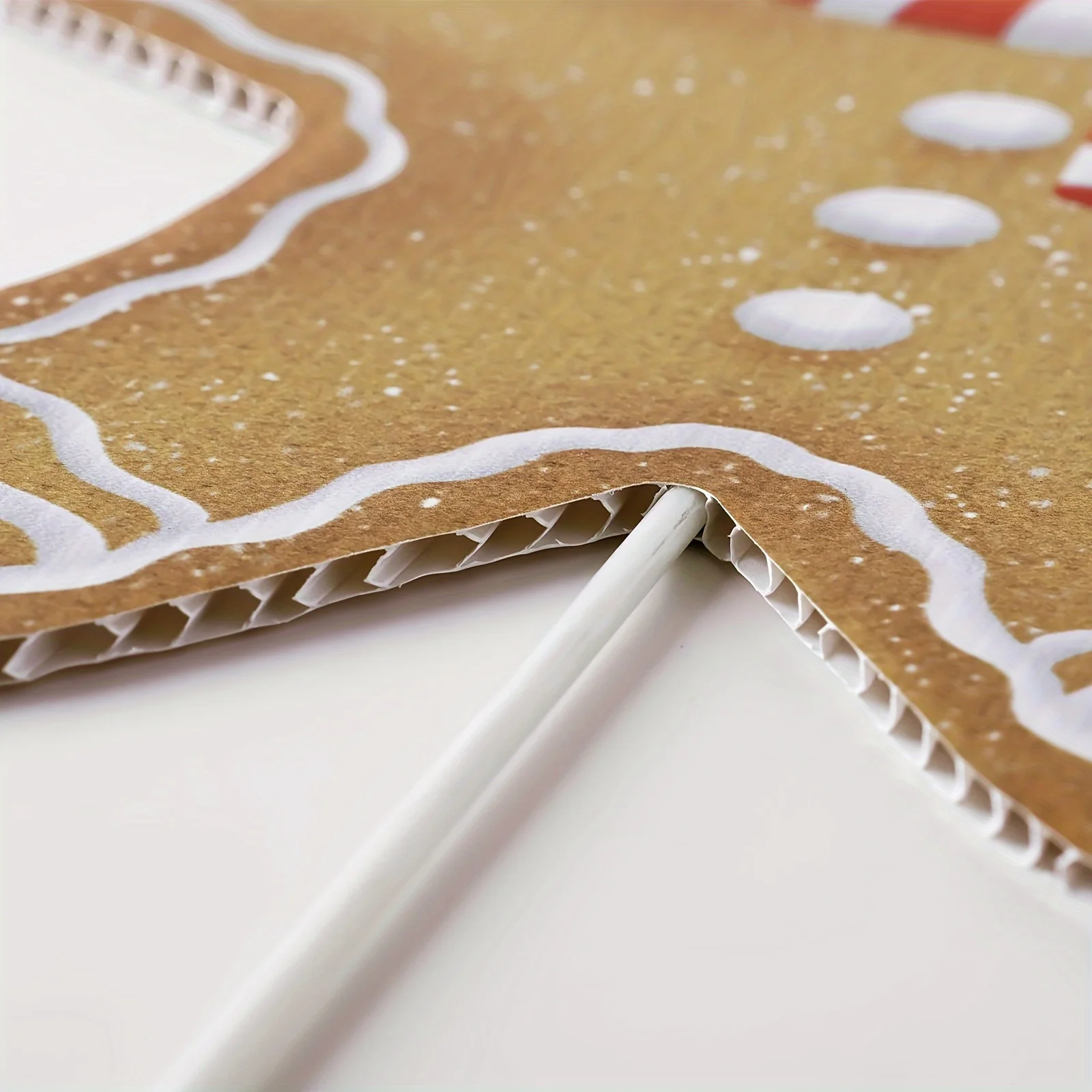 4/8 قطعة كبيرة من زينة عيد الميلاد للرجال بالزنجبيل - ديكور ريفية لطيفة للعطلات | المعلقات عيد الميلاد للمنزل والمدرسة والمكتب #5