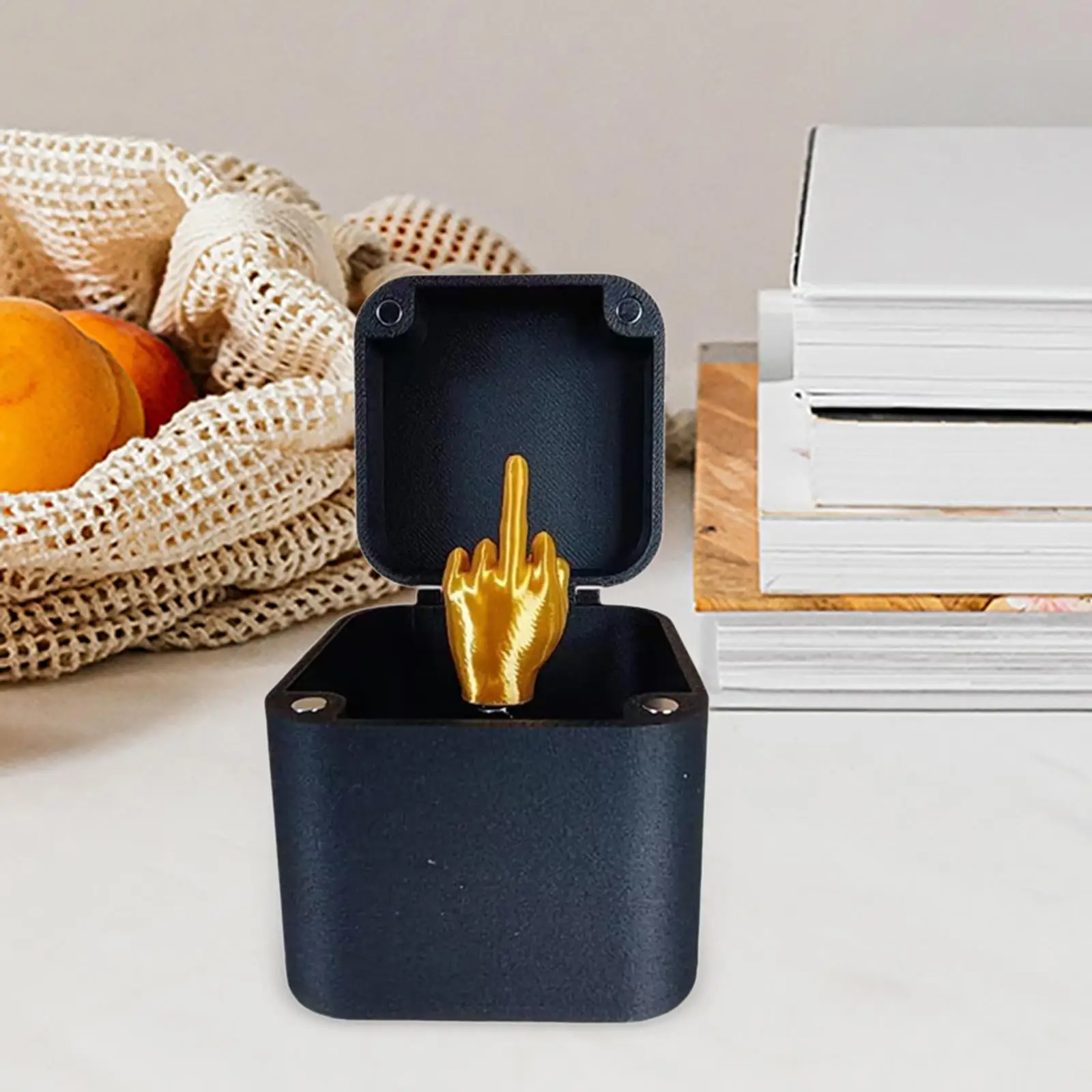 Palec w pudełku Materiały do pakowania prezentów Ozdoba na biurko Pudełka na prezenty Równanie Zabawka do domowego biura Pulpit Przyjaciele Colleagues