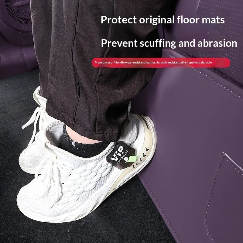 Imagen 5: Almohadilla de protección antipatadas de terciopelo para el asiento trasero del coche Leapmotor B10, decoración interior, modificación