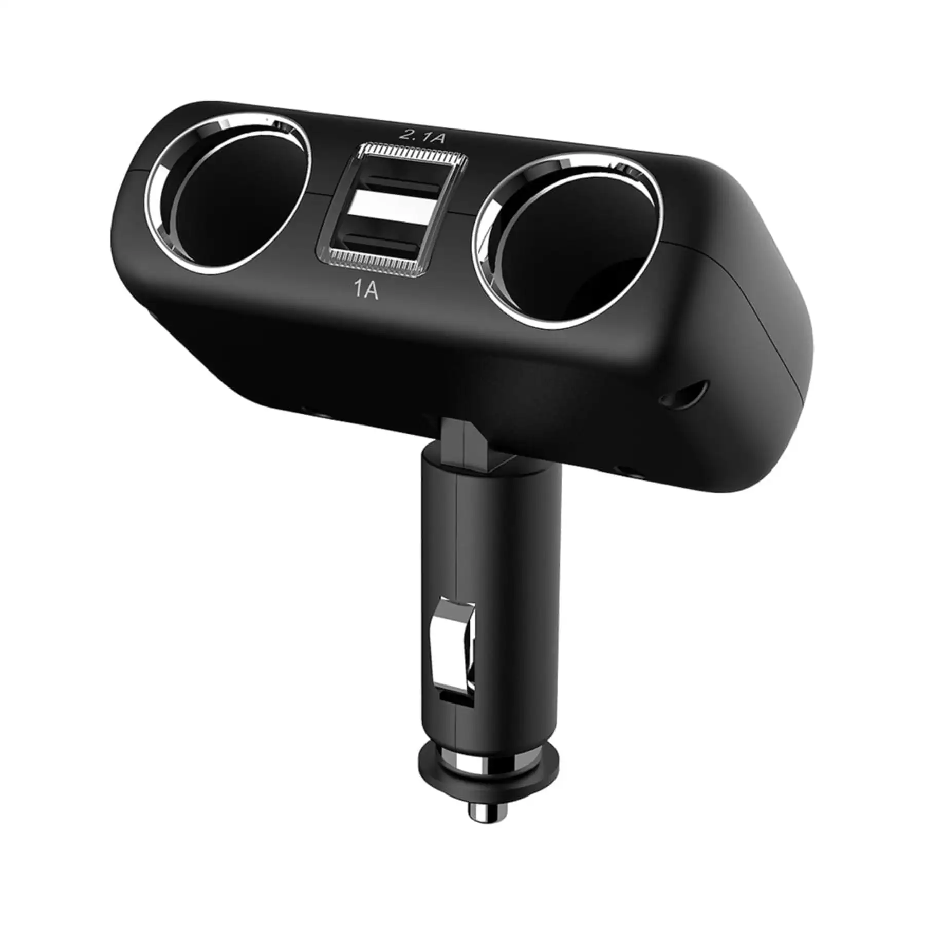 

Auto Drive Dual 12V/24V Cigarette Lighter Socket Adapter with Two USB Charging Ports, Compatible with Smartphones and Tablets