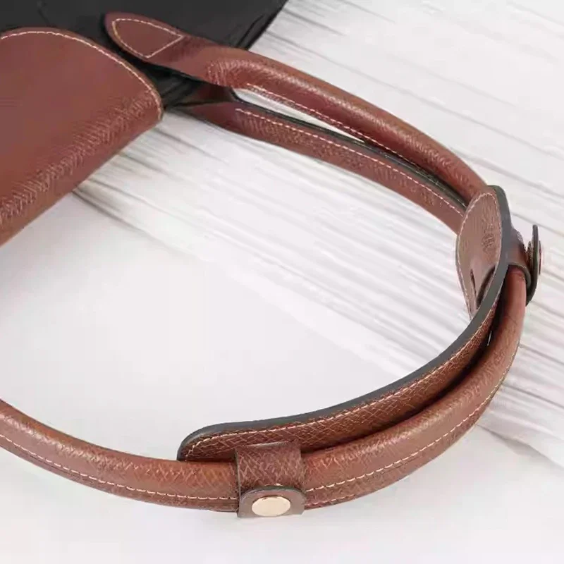 انفصال الجلود حزام الكتف وسادة استبدال غطاء تخفيف الضغط ل LONGCHAMP S/M/L حمل حقيبة يد محفظة #3