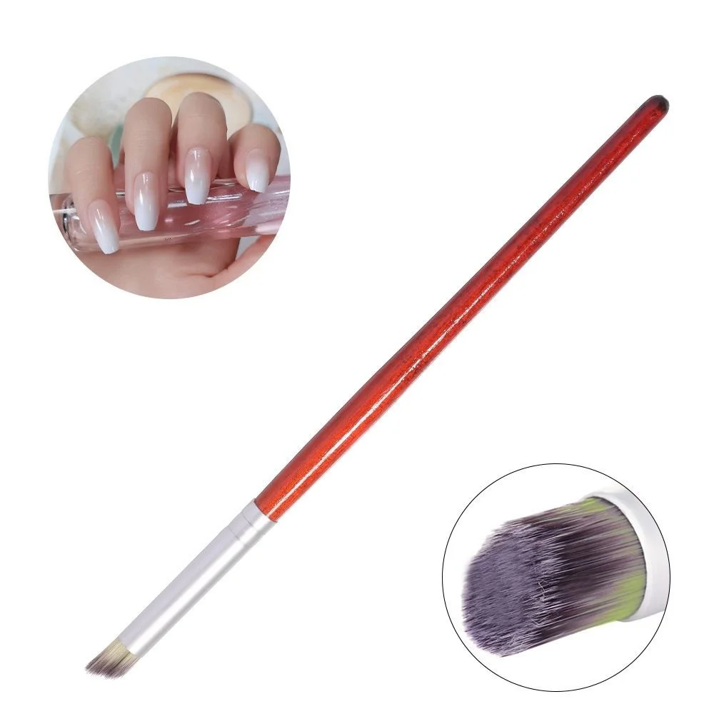1/3/5pcs Gradient Smudge Nail Brush Art Brushes for Manicure Uv Gel Polish Draw Paint Wooden Pen Nail Art Tools Accesoires Set