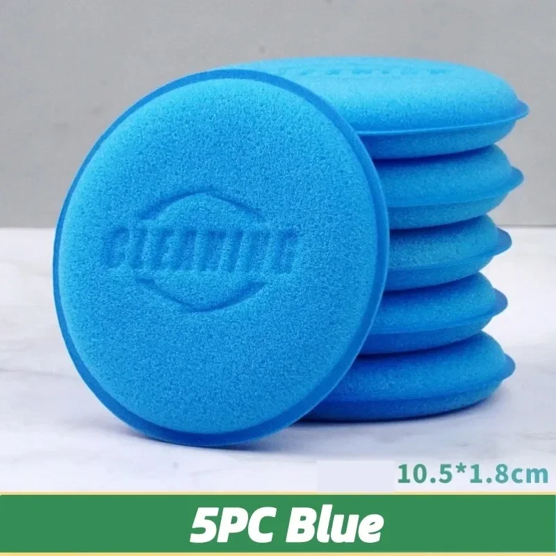 Auto Ronde Waxen Polish Sponzen Hoge Dichtheid Schuim Applicator Pads Uitharden en Polijsten Sponzen Auto Detaillering Gereedschap Wasstraat