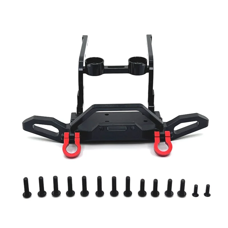 -ESTR RC مجموعة المصد الأمامي لسيارة MJX 1/12 H12Y H12Y + RC ملحقات ترقية السيارة باللون الأسود