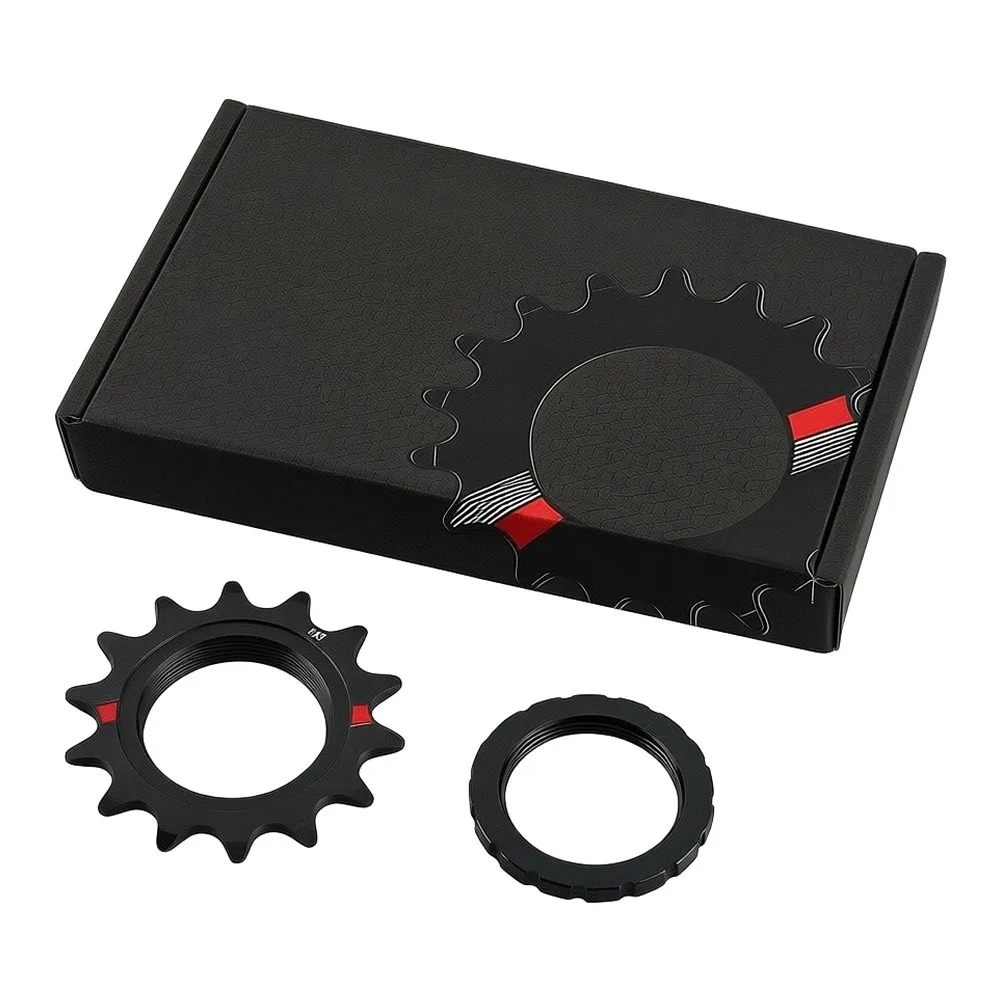 CNC Machined 7075 Aluminum Single Speed Freewheel Hub Gear Disc Compatible with 14T 15T 16T 17T 18T Fixed Gear and Track Bikes