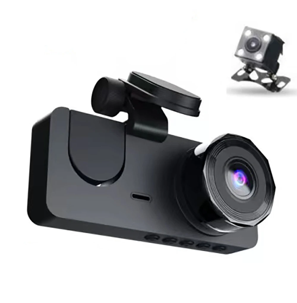 

Dash Cam for Car Camera Video Recorder Dashcam DVRs Black Box 3 * Lens DVR with Rear View Camera 24H Parking Monitor 3 Channel