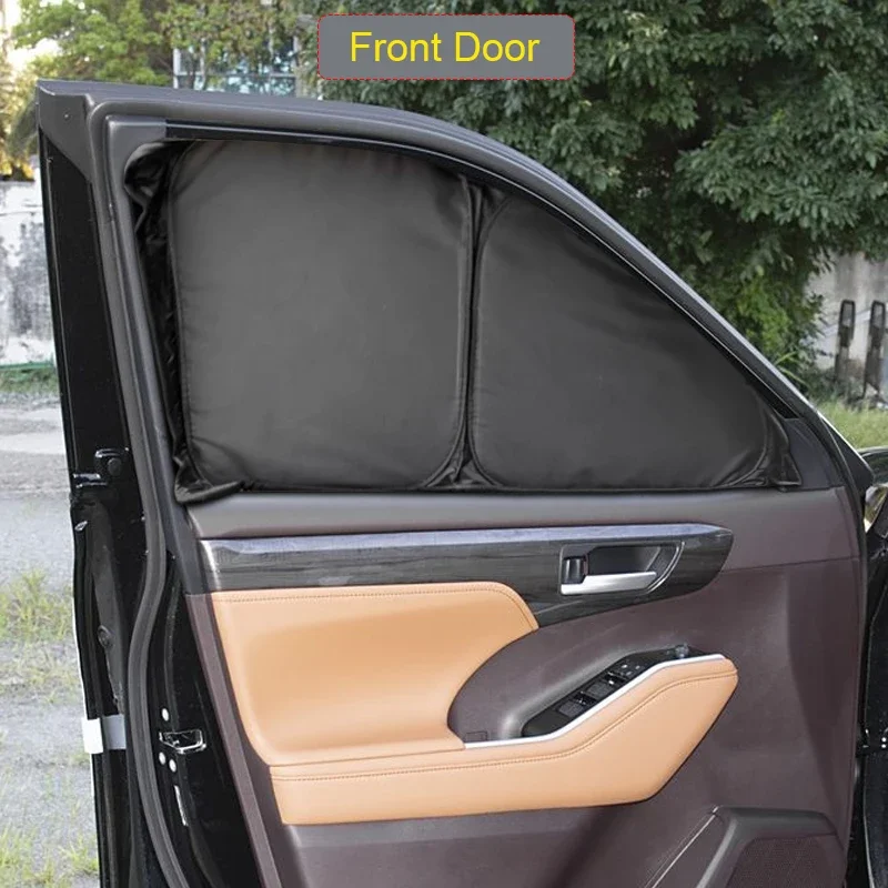 車の遮光プライバシーウィンドウシェードトヨタハイランダー-2015-現在抗-uv-断熱保護カバー自動車アクセサリー